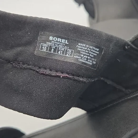 Sorel Kinetic Impact Slingback Sandals Women’s Size 10 Platform Block Heel Shoes - Picture 10 of 10